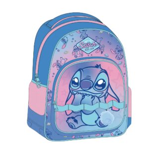 stitch "bts" mochila escolar 42cm