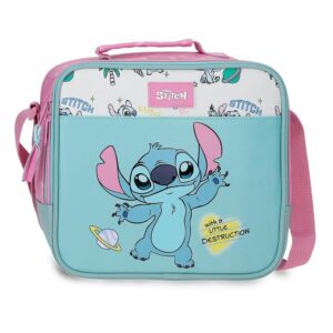 stitch "little destrution" lancheira térmica