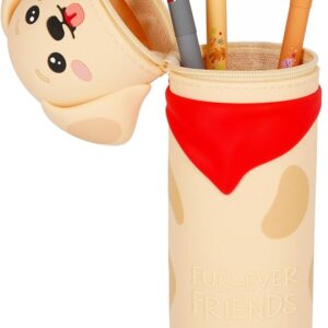 estojo de silicone macio 2 em 1 kawaii golden legami