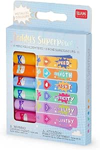 6 mini sublinhadores: teddy's superpower 6 mini sublinhadores: teddy's superpower