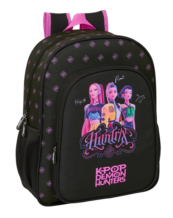 K-Pop- "Negra" Mochila Escolar junior 38cm
