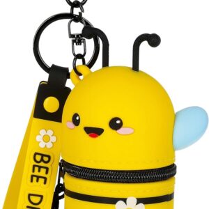 carteira com porta chaves mini kawaii