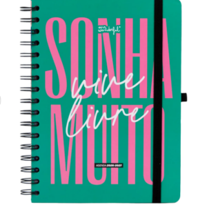 agenda mr. wonderful 2026 27 semanal 18 meses sonha muito, vive livre