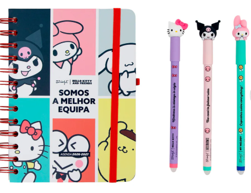 agenda 2026 27 pequena hello kitty&friends semanal + 3 bo bo somos a melhor equipa agenda 2026 27 pequena hello kitty&friends semanal + 3 bo bo somos a melhor equipa