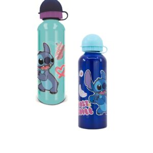 stitch garrafa térmica alumínio 530ml 